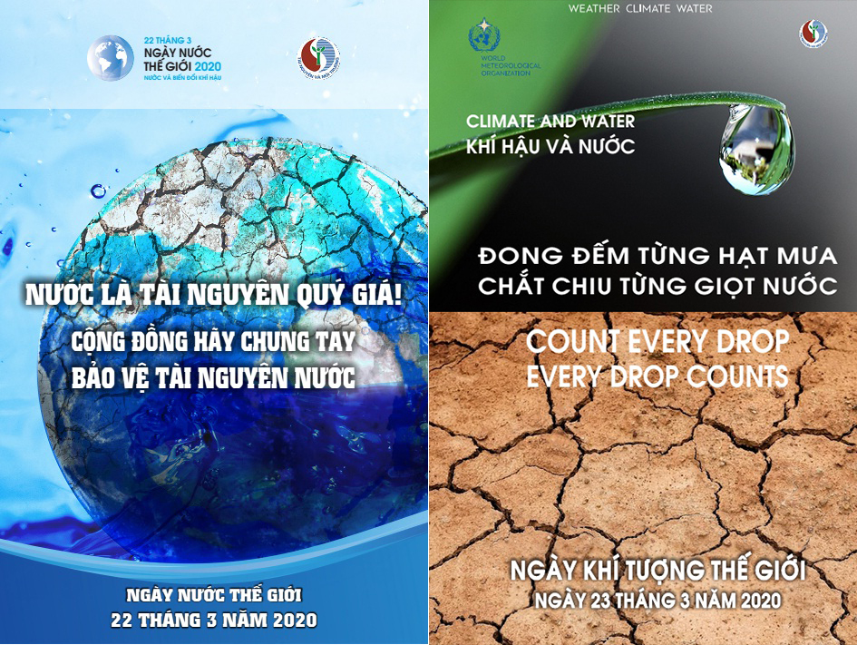 Hưởng ứng Ngày Nước và Ngày Khí tượng thế giới 2020